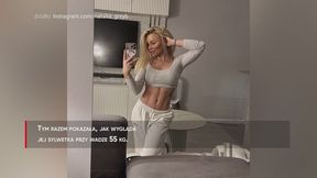 Zachwyca formą. Ma 55 kg. Pokazała efekty ćwiczeń