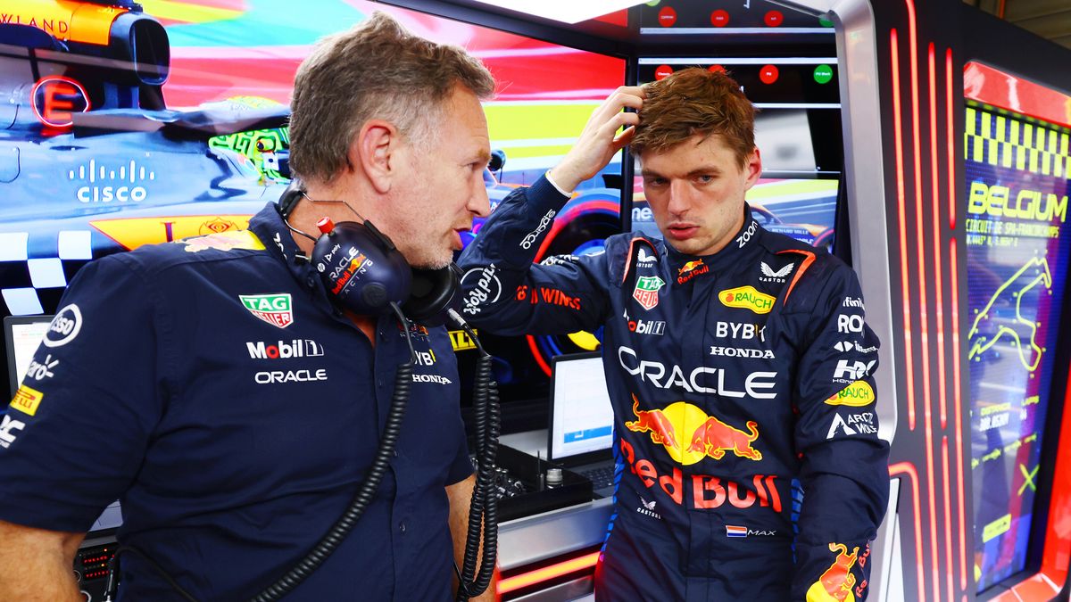 Materiały prasowe / Red Bull / Na zdjęciu: Christian Horner (z lewej) i Max Verstappen