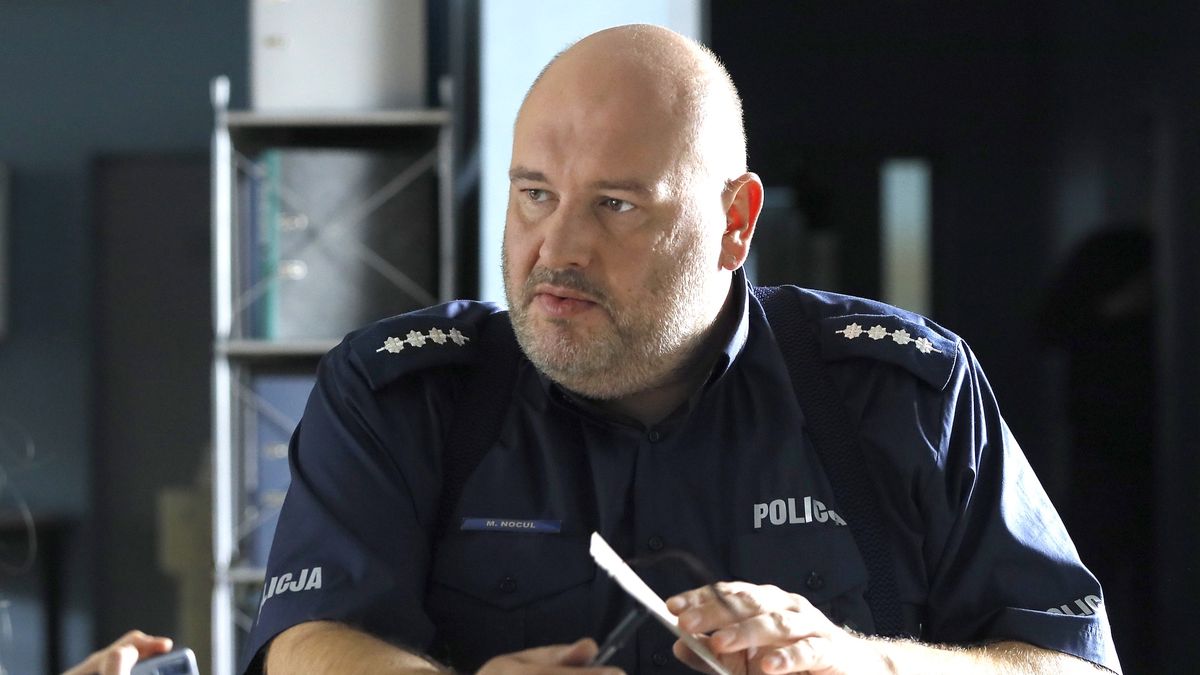 Michał Piela na planie serialu "Ojciec Mateusz"