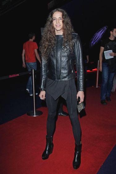 Michał Szpak na premierze filmu Jesteś bogiem