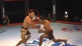 Co on zrobił?! Potężny nokaut w MMA, a potem kuriozalne zachowanie sędziego