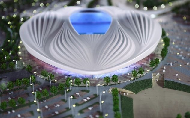 Stadion w Al Wakrze miał przypominać... waginę. Projektantka musiała się z tego tłumaczyć. Fot Ramil Sitdikov / Sputnik/ EastNews