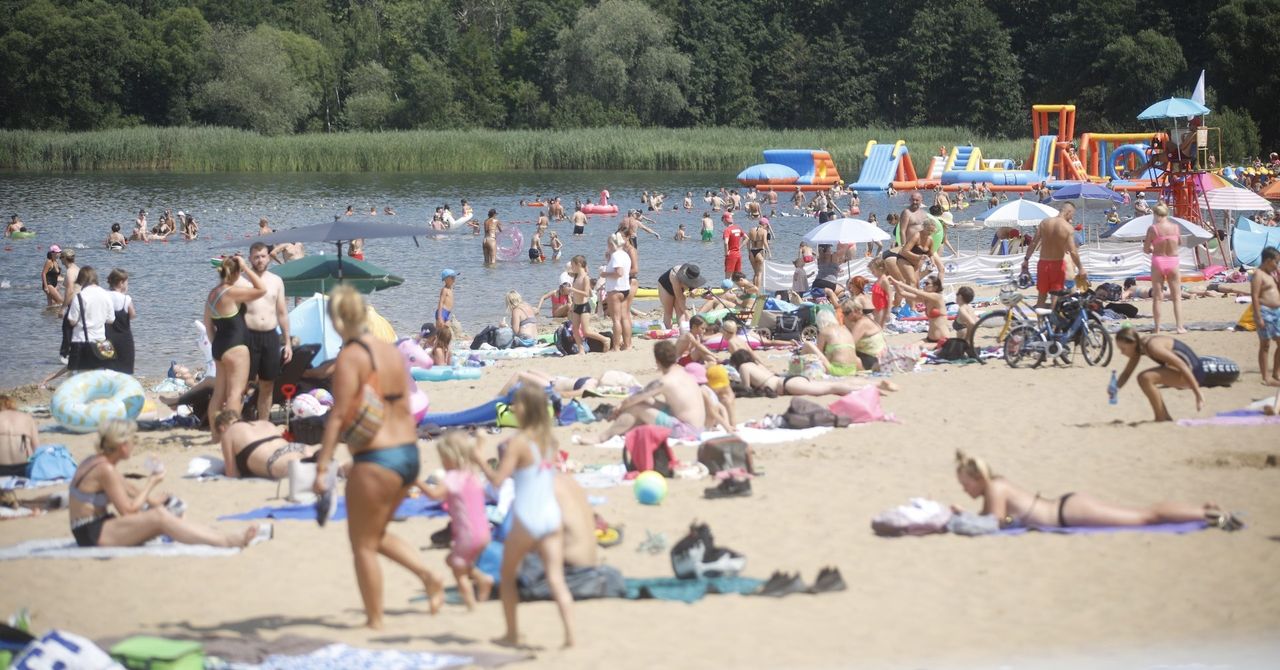 Dąbrowa Górnicza: Tłumy na Pogorii III. Mieszkańcy regionu szukali ochłody