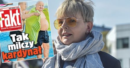 Wyłączyła komentarze. Pokazała okładkę "Faktu" z Dziwiszem na wakacjach
