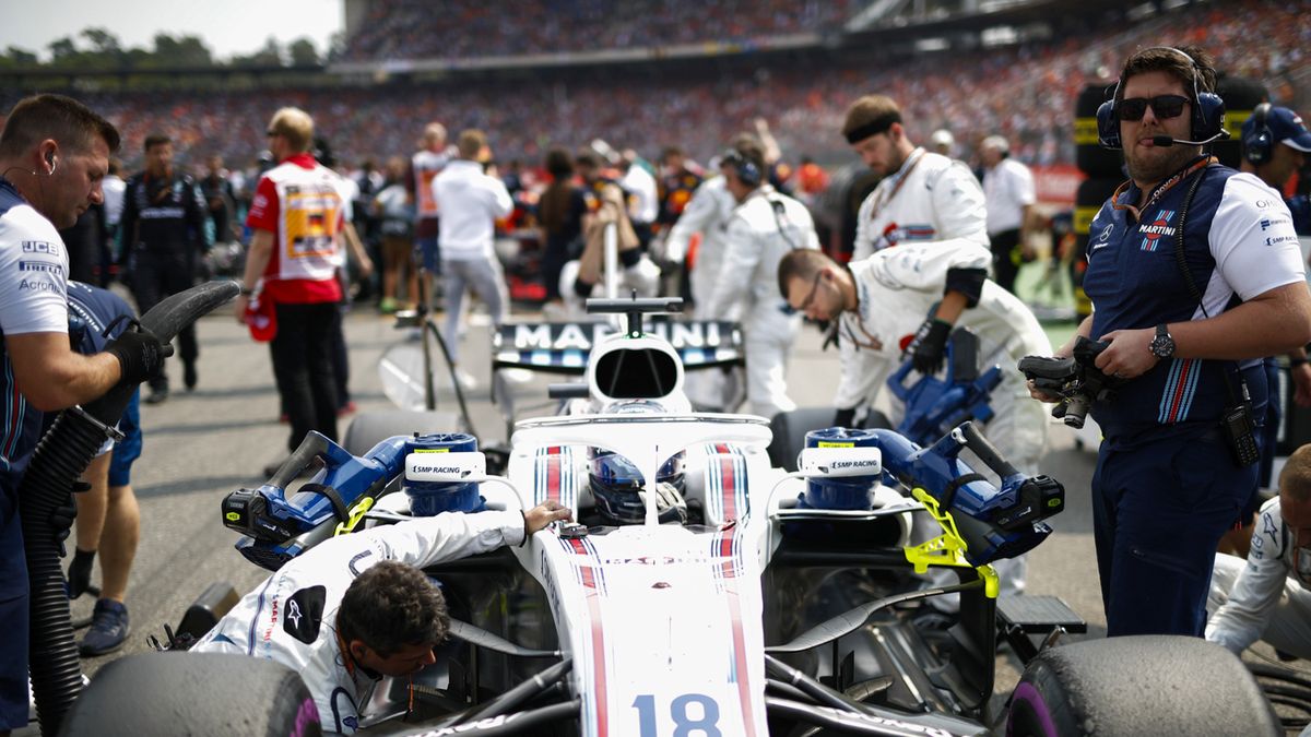 Lance Stroll na polach startowych