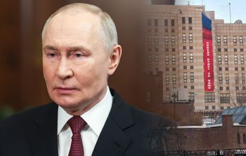 Skandaliczny baner na ambasadzie Rosji. Seul protestuje