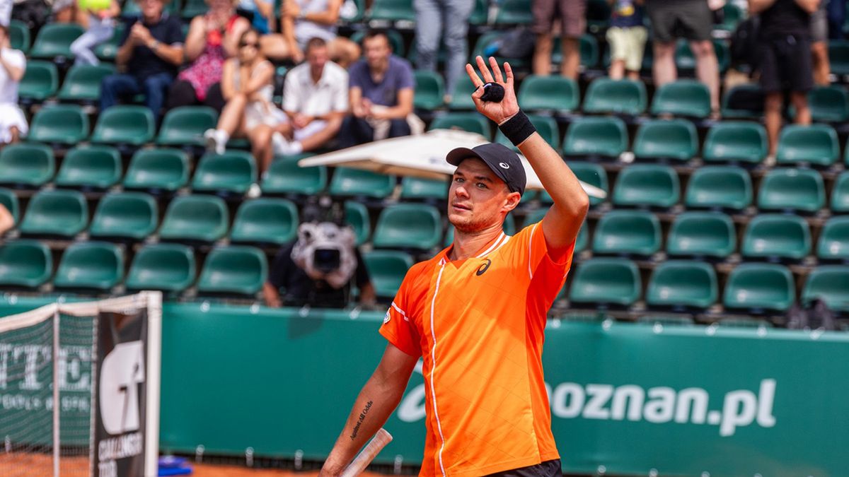 Materiały prasowe / Enea Poznań Open/Karolina Kiraga-Rychter / Na zdjęciu: Kamil Majchrzak