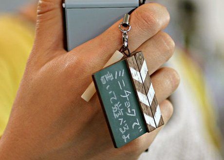 Wisiorek z tablicą, kredą i gąbką do mazania 2