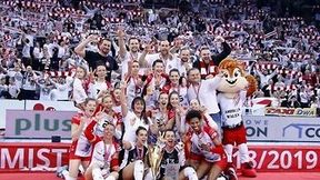 Dekoracja mistrzyń i wicemistrzyń Polski sezonu 2018/2019  (galeria)