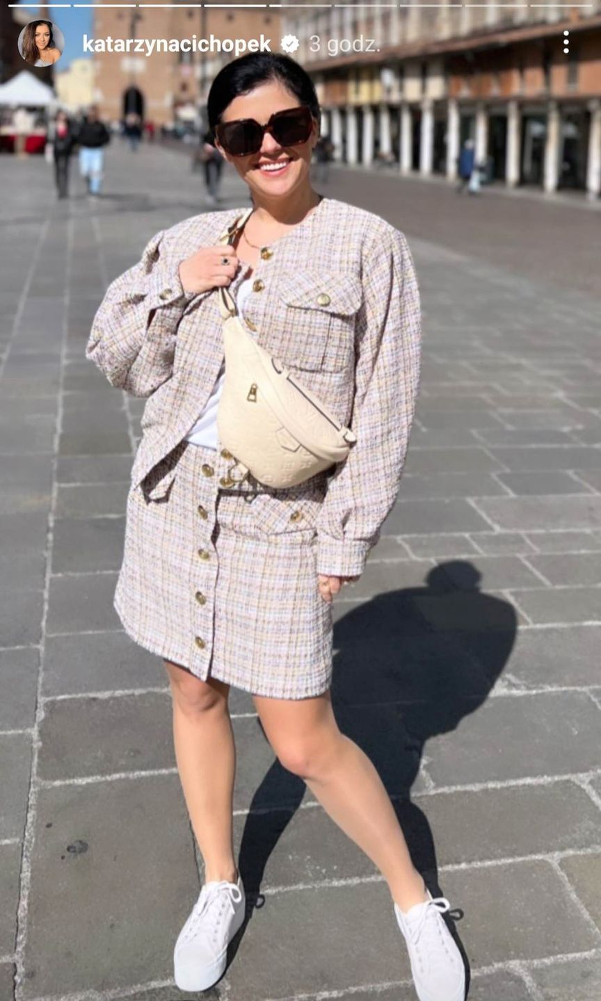 Kasia Cichopek we Włoszech