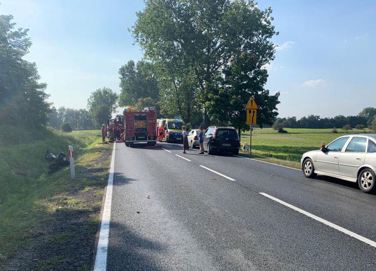 Tragedia pod Gnieznem. Groźny wypadek też na DK5 