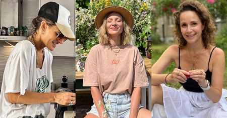 Celebrytki w podartych szortach odkrywają uroki sielskiego życia: Monika Mrozowska, Magdalena Boczarska, Patrycja Markowska (ZDJĘCIA)