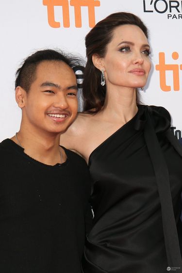 Angelina Jolie z synem Maddoxem