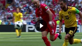 Mundial 2018. Belgia - Tunezja: gol Hazarda na 4:1 (TVP Sport)
