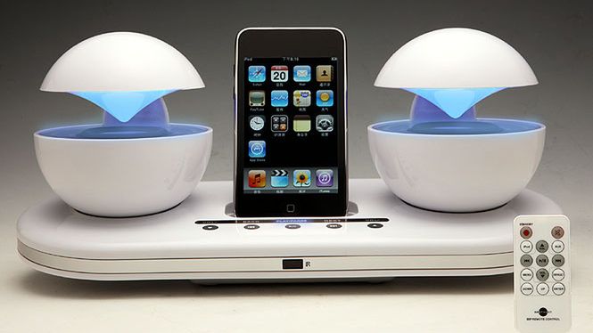Futurystyczne głośniki dla iPoda 1