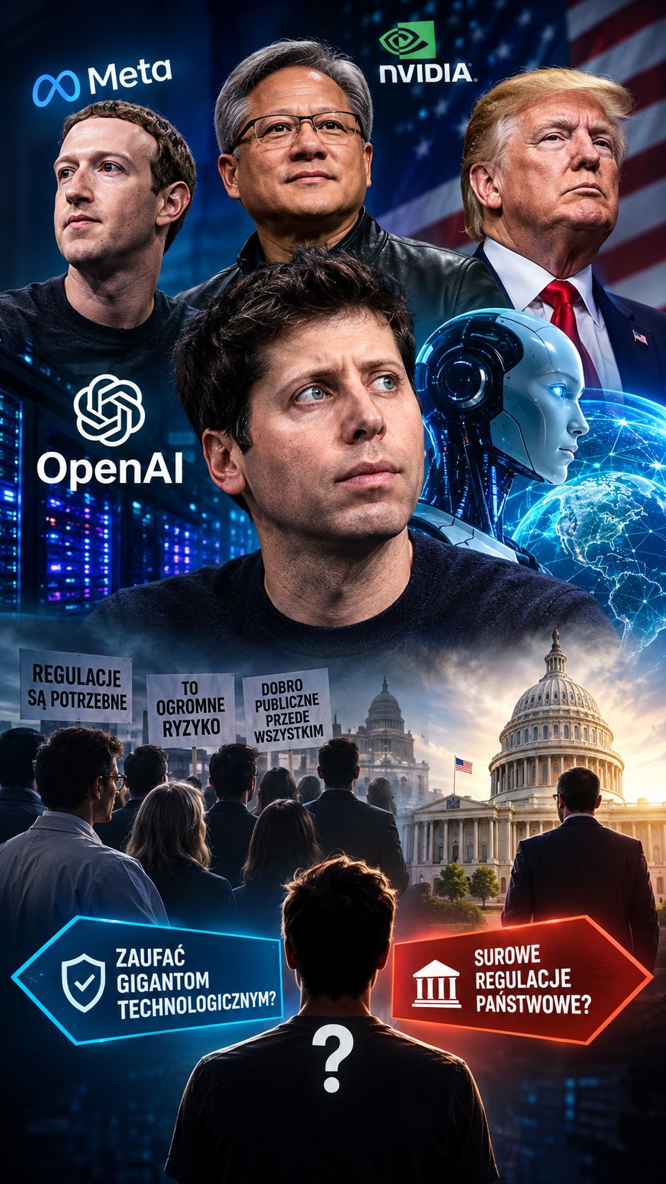 Zaufacie miliarderom z Doliny Krzemowej? Sam Altman odpiera zarzuty o zagrożeniu AI