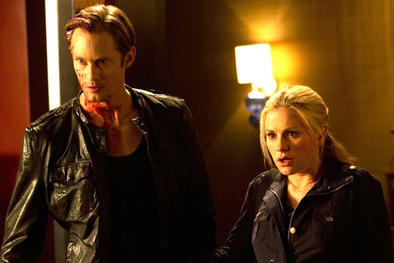 Anna Paquin i Alexander Skarsgard w serialu "Czysta krew"