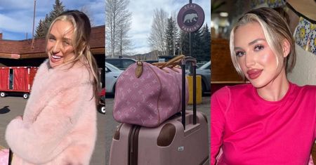 Caroline Derpieński i jej luksusowe tobołki meldują się w Aspen. Taka to pożyje? (FOTO)