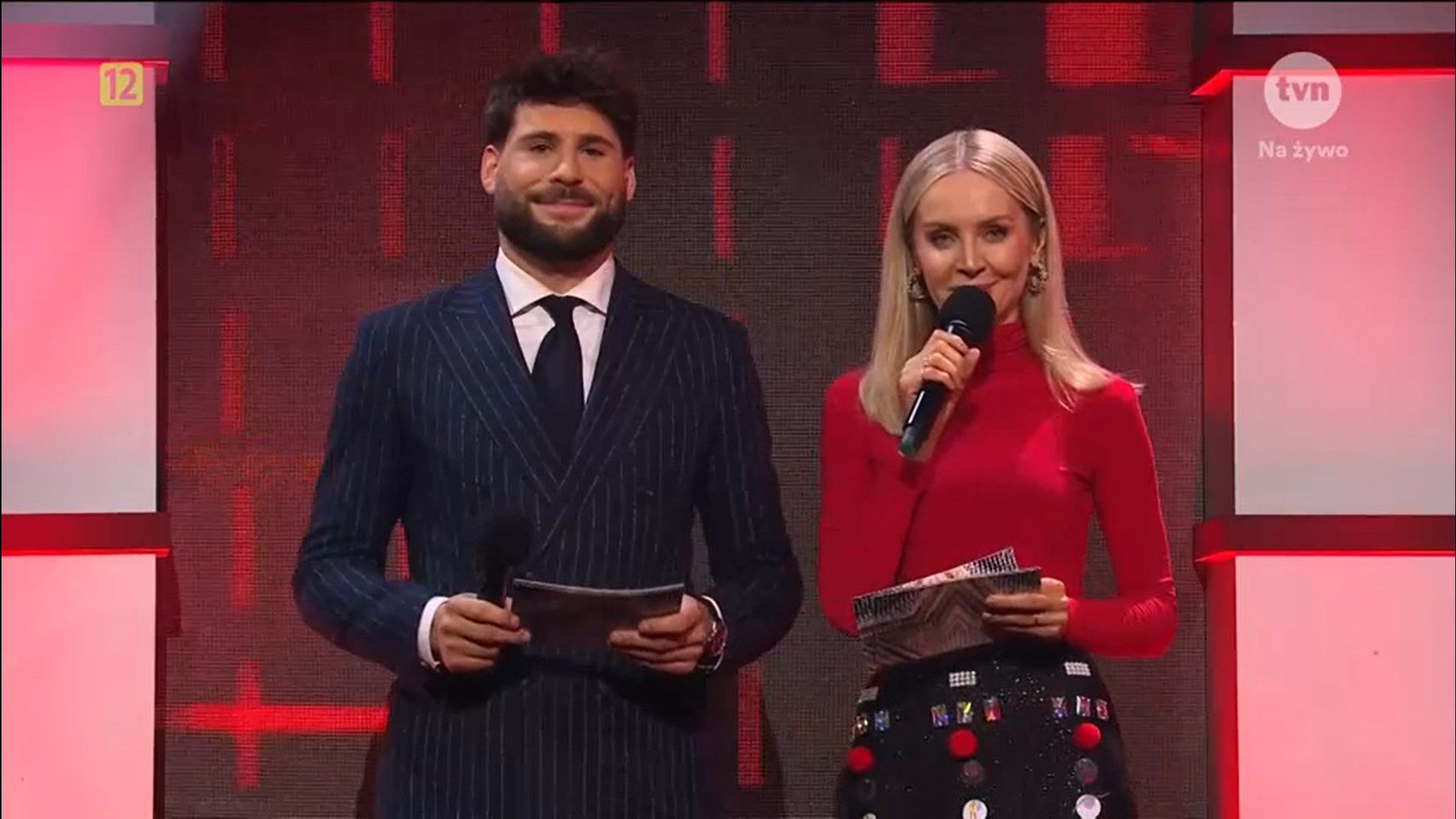 Kadr z pierwszego półfinału 15. edycji "Mam talent"