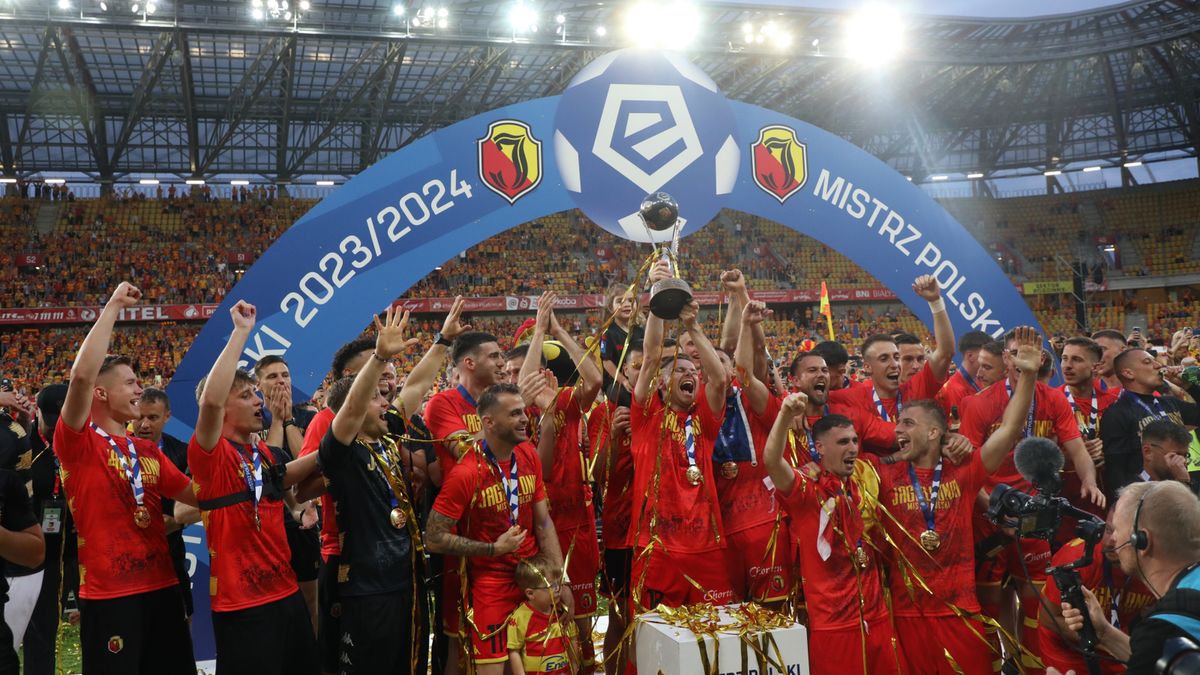 PAP / Artur Reszko / Na zdjęciu: Piłkarze Jagiellonii