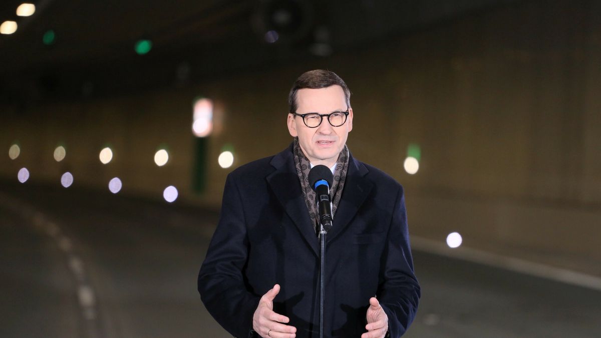 Otwarcie tunelu Po?udniowej Obwodnicy WarszawyFot. Jakub Kaminski/East News, Warszawa, 20.12.2021. Uroczyste otwarcie tunelu Poludniowej Obwodnicy Warszawy.Jakub Kaminski