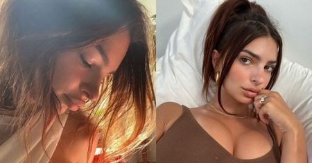 Emily Ratajkowski karmi potomka piersią i ogłasza światu jego płeć (FOTO)