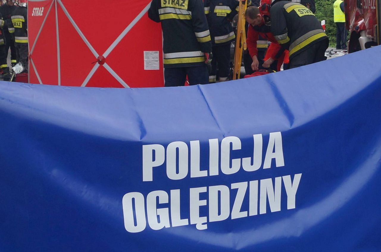 Oględziny policji. Zdjęcie ilustracyjne