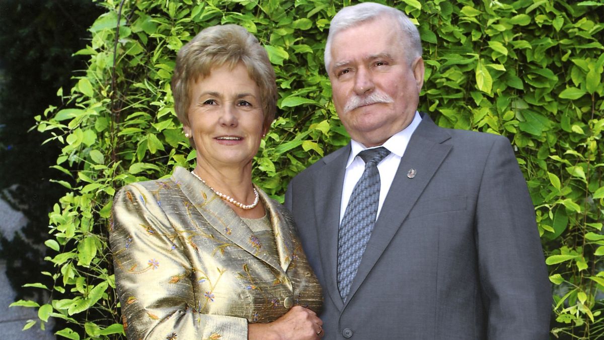 Danuta Wałęsa i Lech Wałęsa 