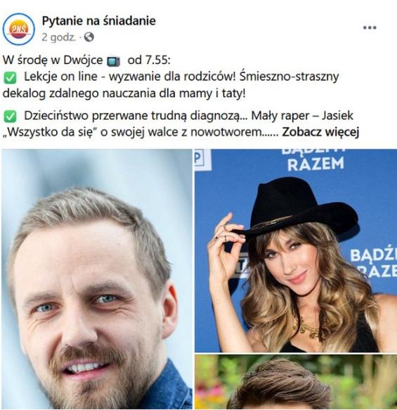 Pierwotny wpis z profilu "Pytania na Śniadanie" na Facebooku. 