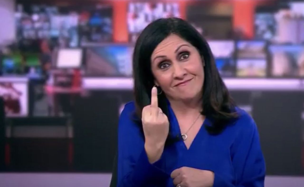 Embarrassing blunder of a well-known presenter. The viewers couldn't believe it.