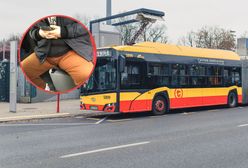 Rozkraczył się przed nią w autobusie. Nikt nie zwrócił mu uwagi