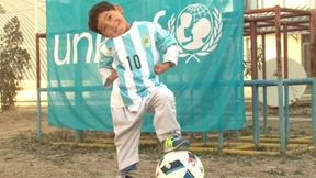 Messi spełnił marzenia pięcioletniego Afgańczyka i podarował mu koszulkę