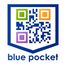 blue pocket icon