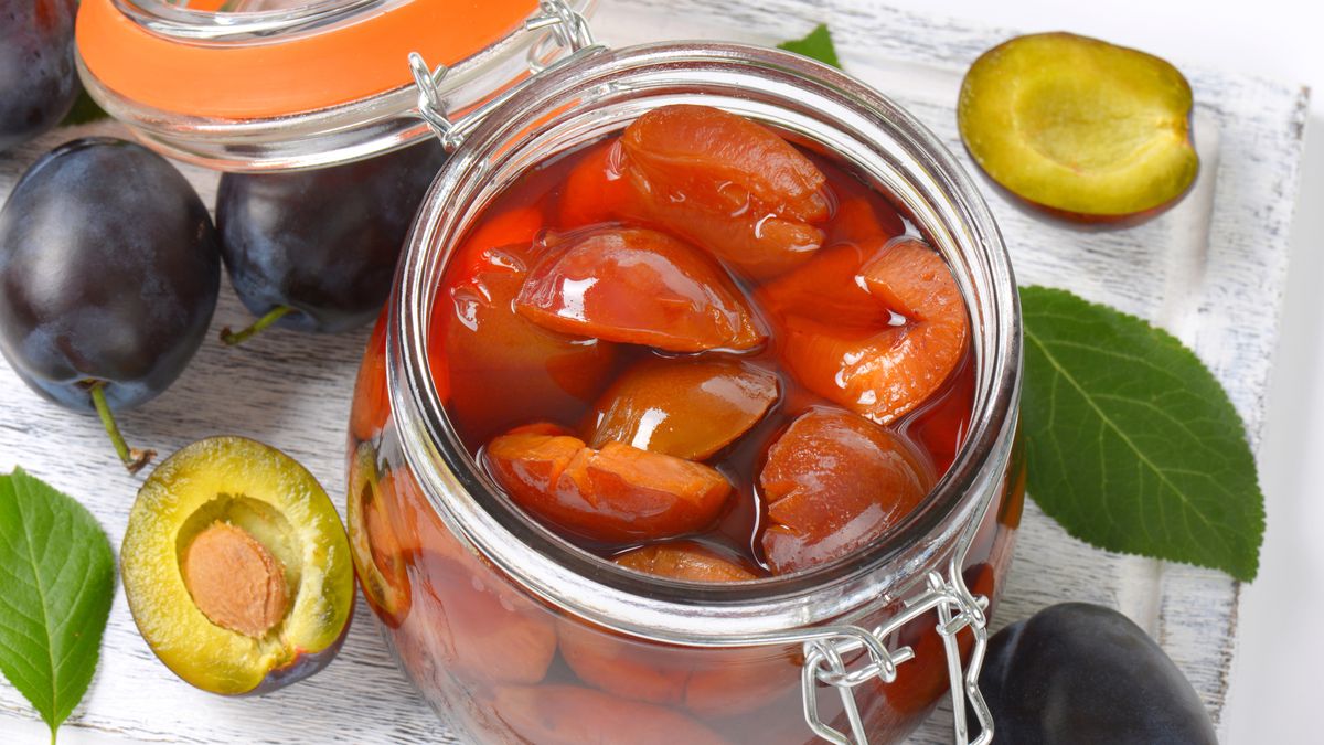 Kompot ze śliwek z dodatkiem przypraw