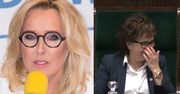 Oburzona Agata Młynarska komentuje ŚMIECH Elżbiety Witek podczas obrad Sejmu: "Jak Pani by się czuła jako mama zgwałconego dziecka?"