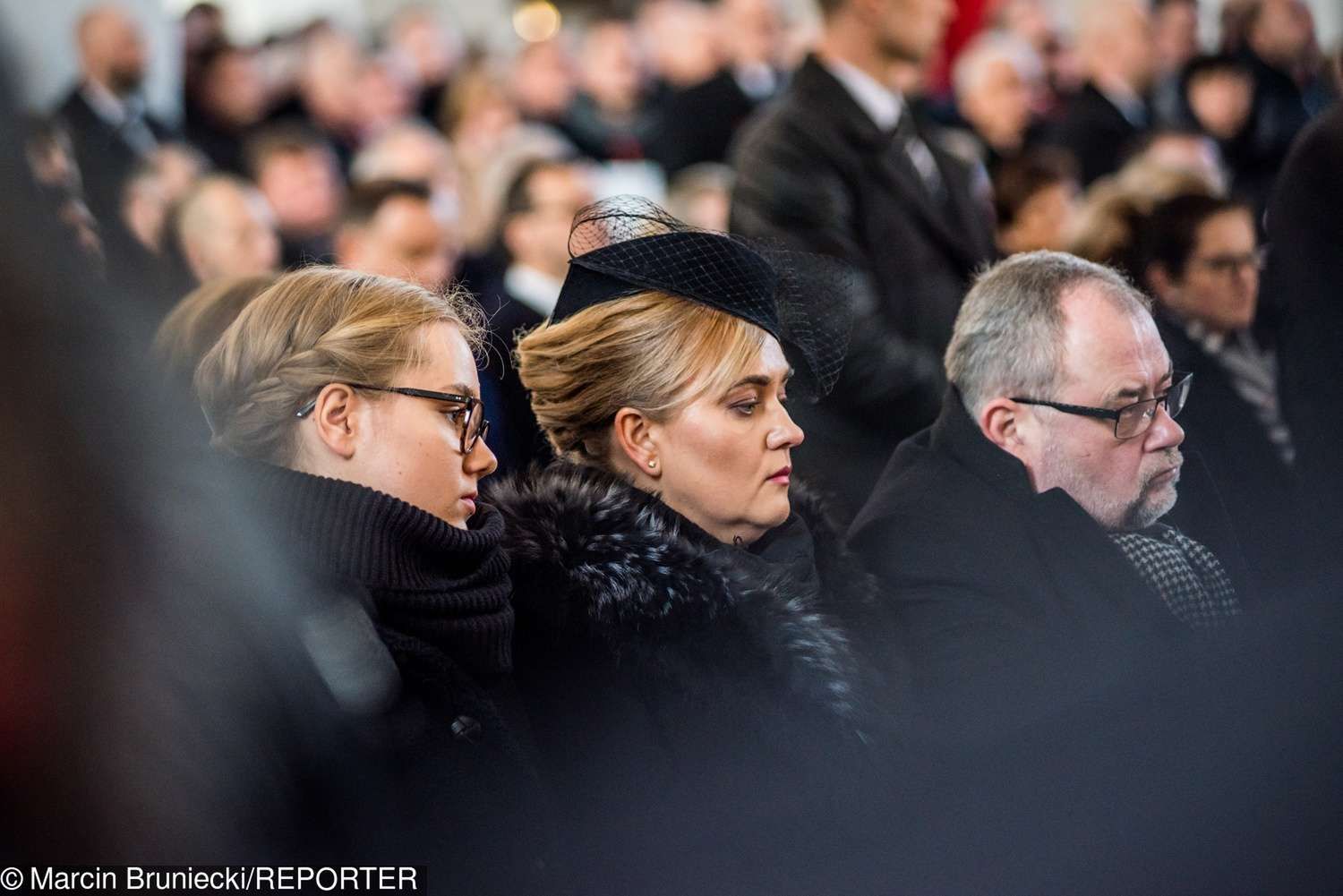Magdalena Adamowicz i Antonina Adamowicz - pogrzeb Pawła Adamowicza