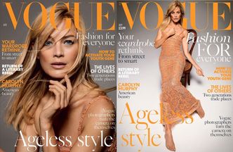 42-letnia Carolyn Murphy wraca na okładce "Vogue'a"