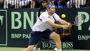 US Open: Feliciano Lopez zakończył karierę Mardy'ego Fisha, Marin Cilić i David Ferrer grają dalej