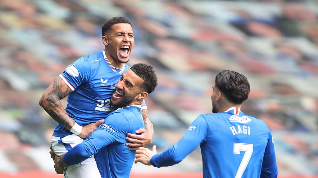 Getty Images / Ian MacNicol / Na zdjęciu: James Tavernier cieszy się ze zdobytej bramki