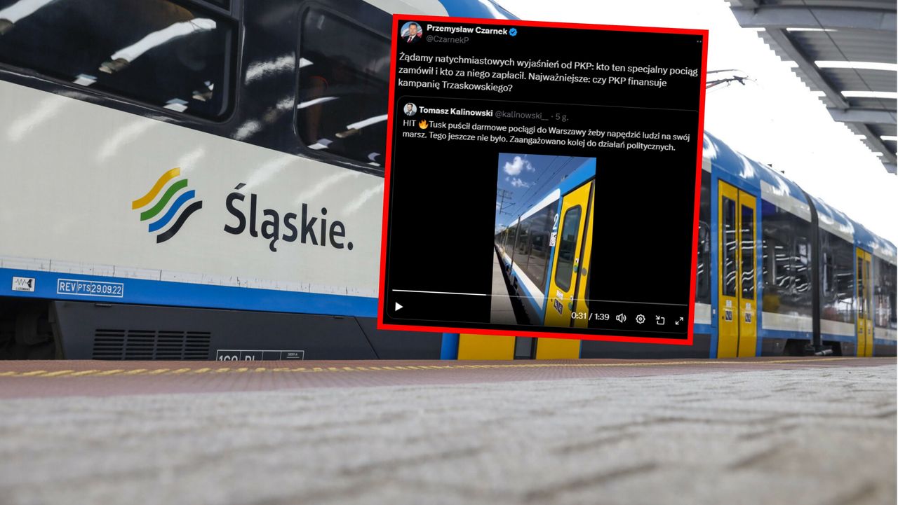 PiS zwietrzył aferę. "Specjalny pociąg" na marsz? Znamy prawdę