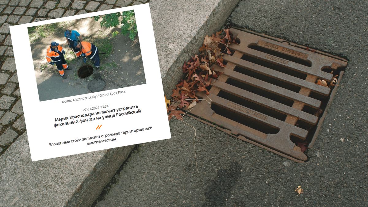 Od kilku miesięcy na ulice Krasnodaru wylewają się fekalia