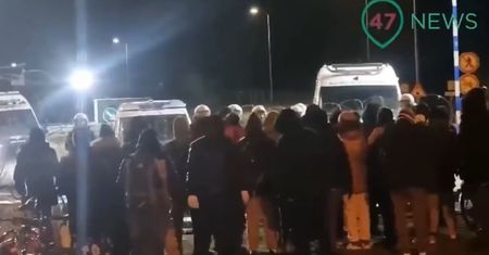 Niepokojące obrazki z rosyjskiej granicy. Nagranie niesie się po sieci
