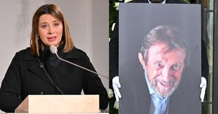 Córka Edwarda Linde-Lubaszenki wygłosiła przemowę na pogrzebie. "Ten świat się nagle zatrzymał i trudno jest uwierzyć, że to JUŻ KONIEC"