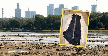 Znalazł skarb w Wiśle. Myślał, że to zawias. "Przez przypadek"