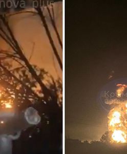 Celny atak Ukraińców. Płonie baza paliwowa na Krymie