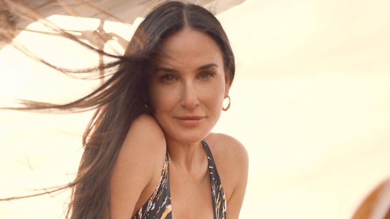 Demi Moore stuns in a bikini