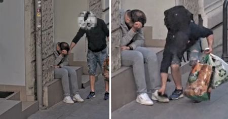 Nie wiedział, że jest nagrywany. Strażnicy pokazali wideo z Łodzi