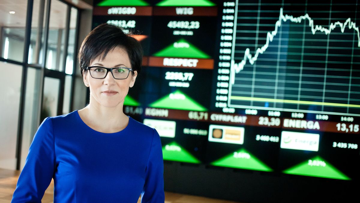 Małgorzata Zaleska, prezes GPW