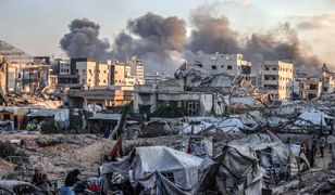 Wysokie budynki niszczone w Gazie. Rośnie liczba ofiar