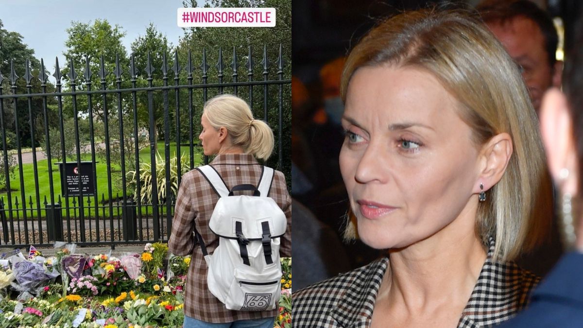 Małgorzata Foremniak też pożegnała królową Elżbietę